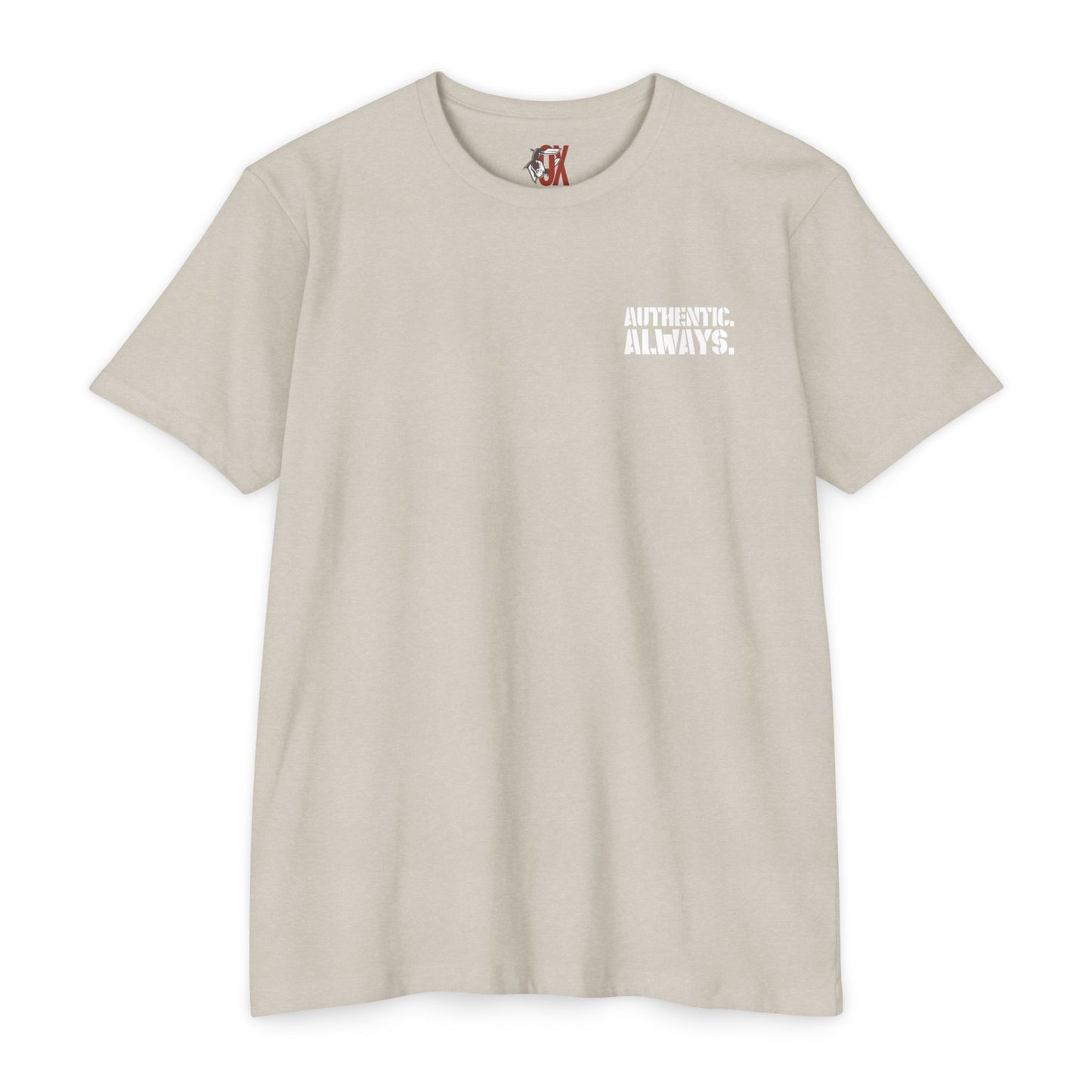 Authentic Always T-Shirt — American Flag Arrow Graphic Tee