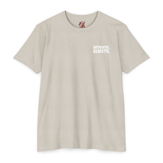Authentic Always T-Shirt — American Flag Arrow Graphic Tee
