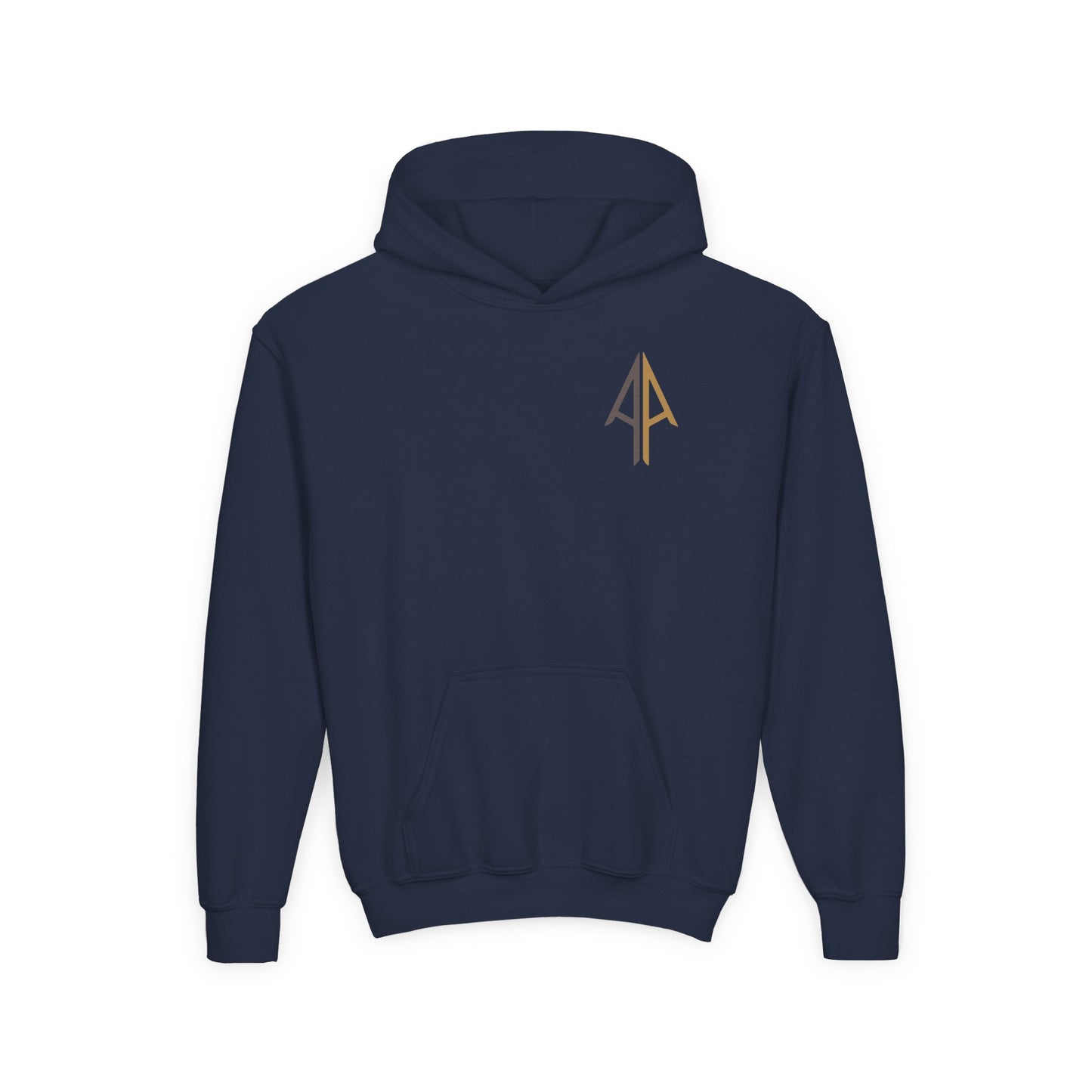 Kids Authentic. Always. Hoodie – Arrow Edition (Grey & Brown)