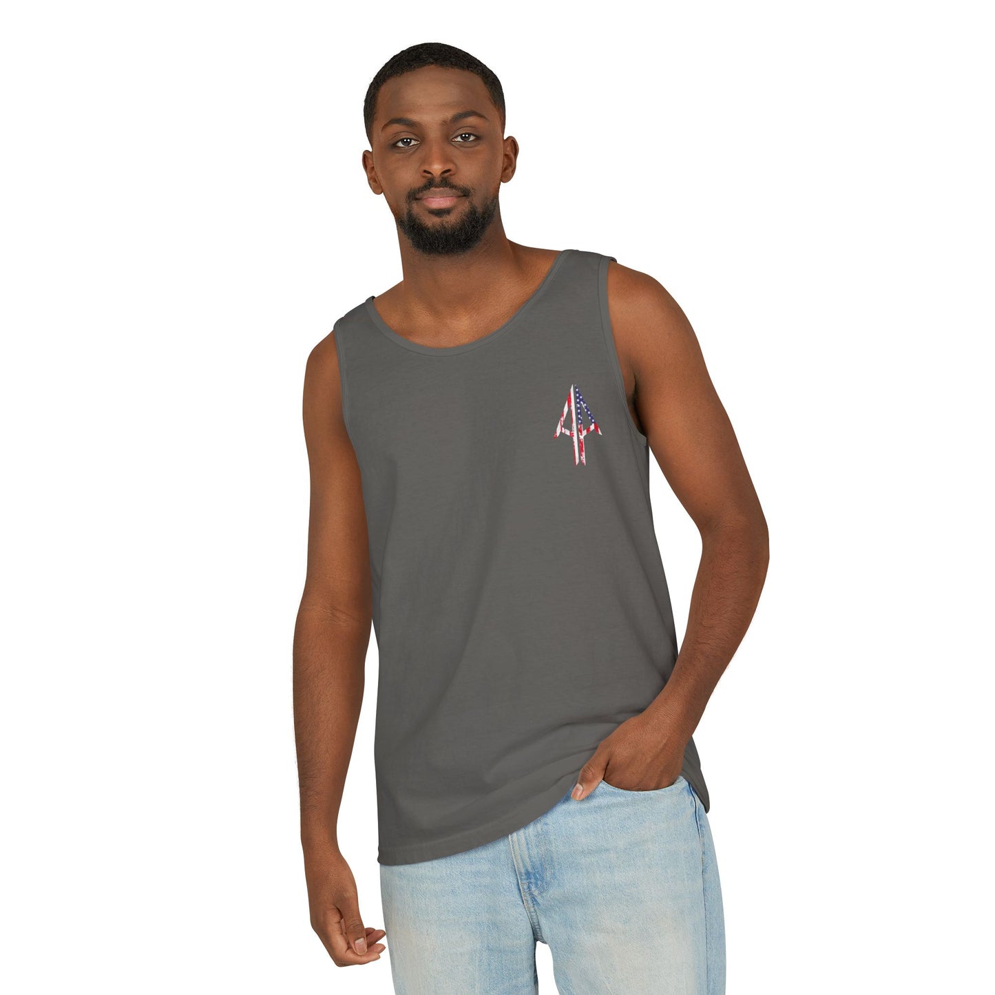 Tank Top — 'Authentic Always' Americana Arrow Graphic