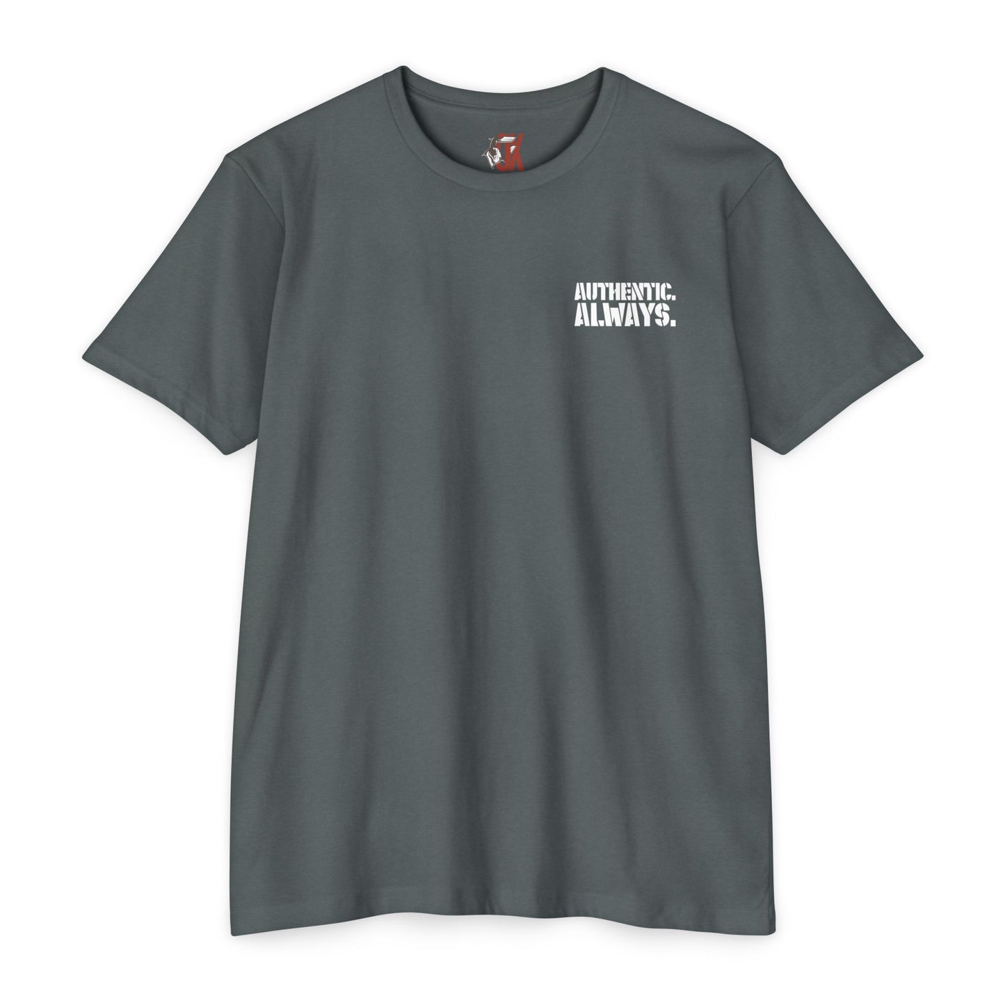 Authentic Always T-Shirt — American Flag Arrow Graphic Tee