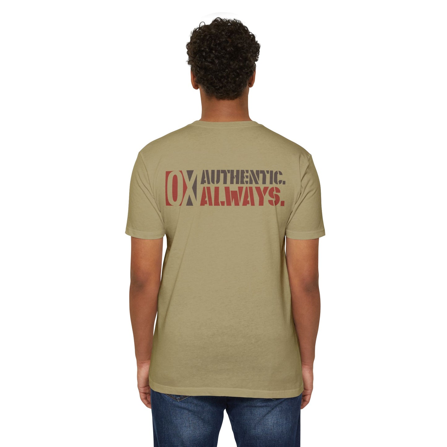 Ox the Barber CVC Tee – Authentic. Always. Edition