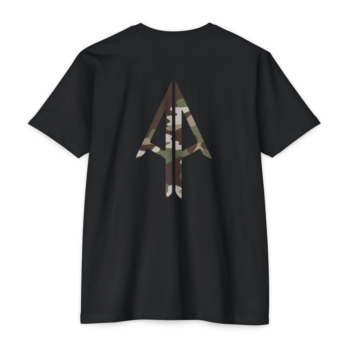 Camo Spear Tee — "Authentic Always" Graphic T-Shirt