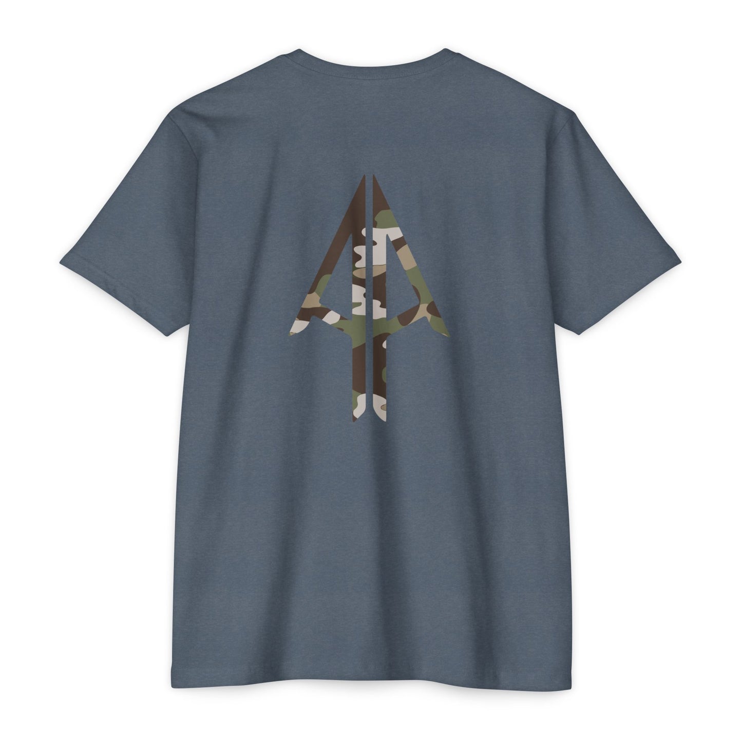 Camo Spear Tee — "Authentic Always" Graphic T-Shirt