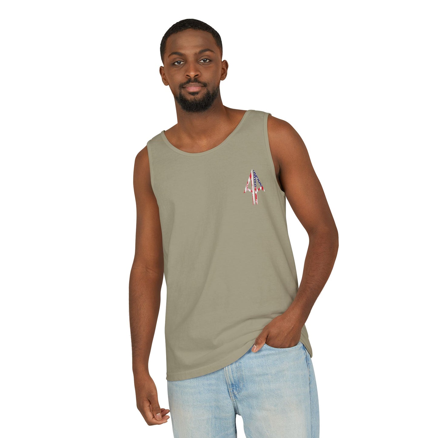 Tank Top — 'Authentic Always' Americana Arrow Graphic