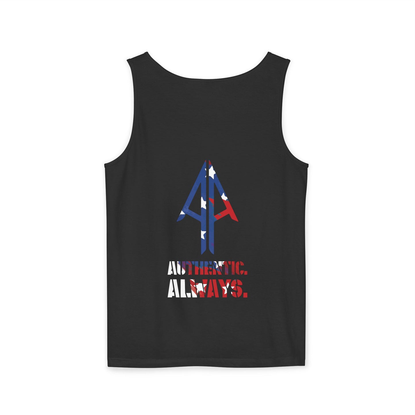 Tank Top — 'Authentic Always' Americana Arrow Graphic