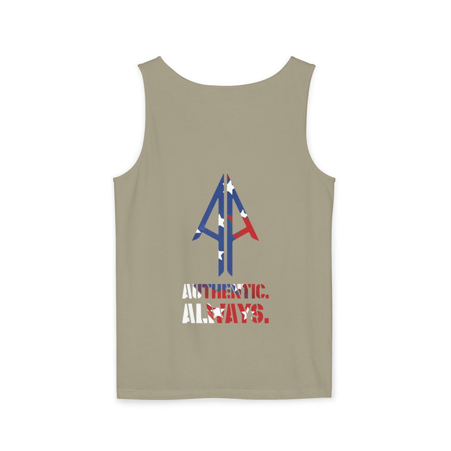 Tank Top — 'Authentic Always' Americana Arrow Graphic