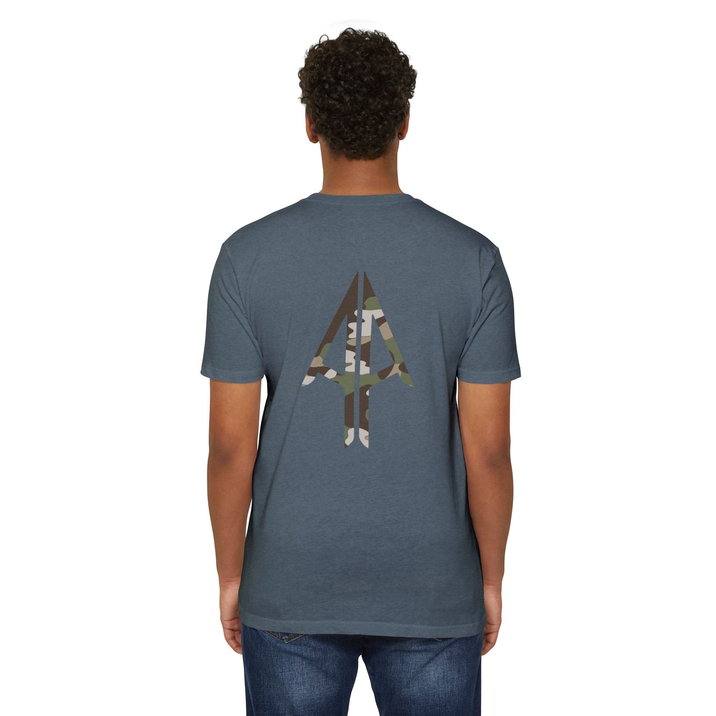 Camo Spear Tee — "Authentic Always" Graphic T-Shirt