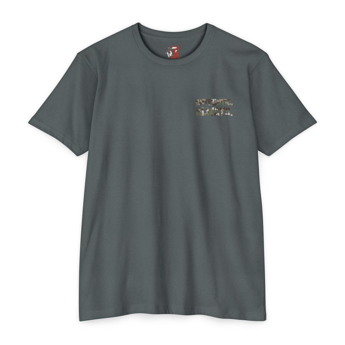 Camo Spear Tee — "Authentic Always" Graphic T-Shirt