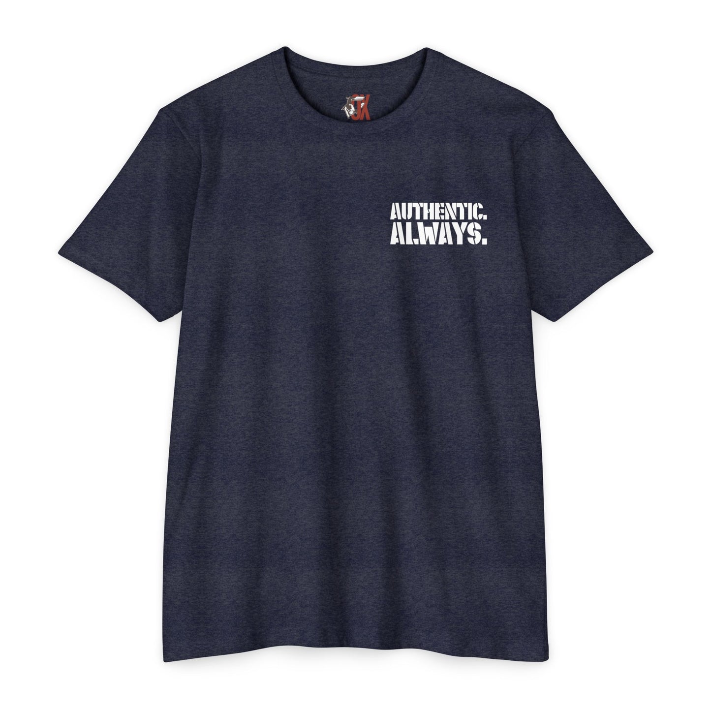 Authentic Always Unisex CVC Jersey T-shirt, Casual Tee, Graphic Shirt, Patriotic Top, Summer Outfit, Gift for Friends