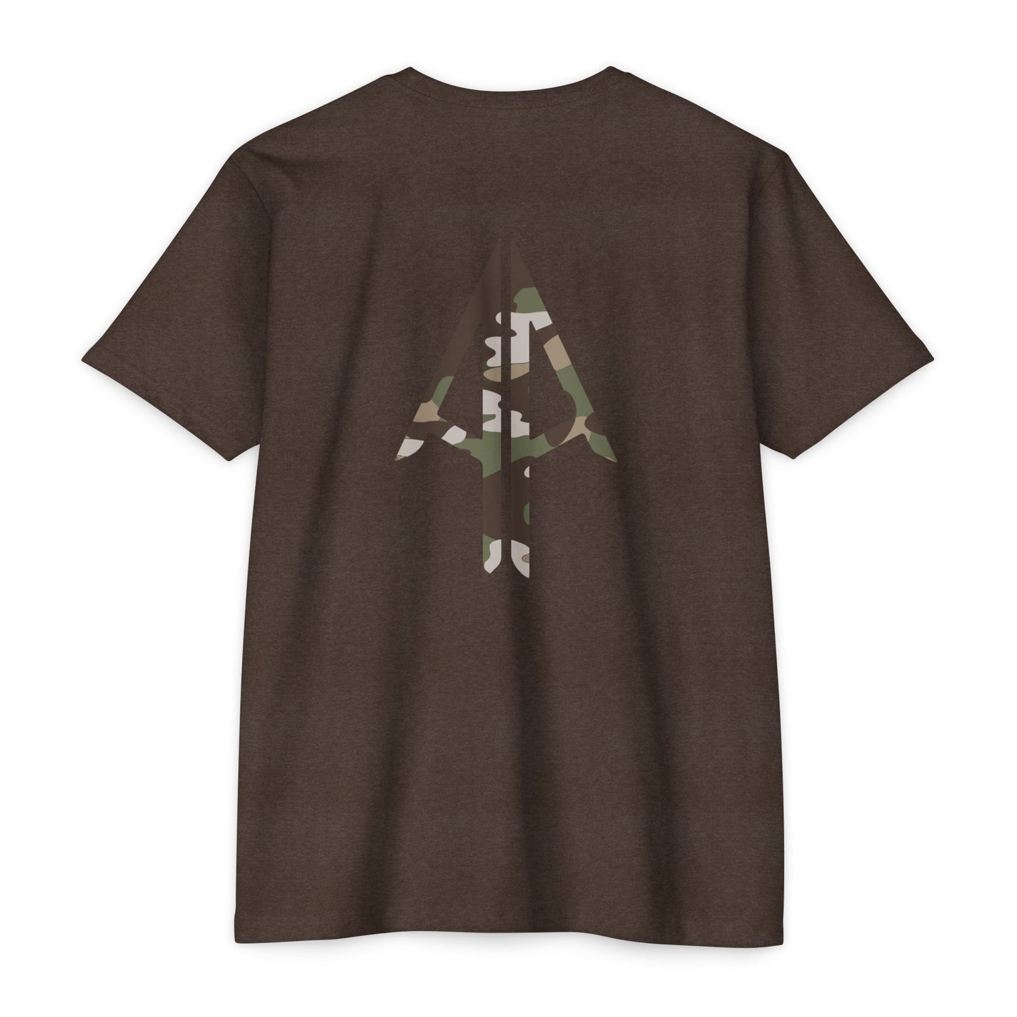 Camo Spear Tee — "Authentic Always" Graphic T-Shirt