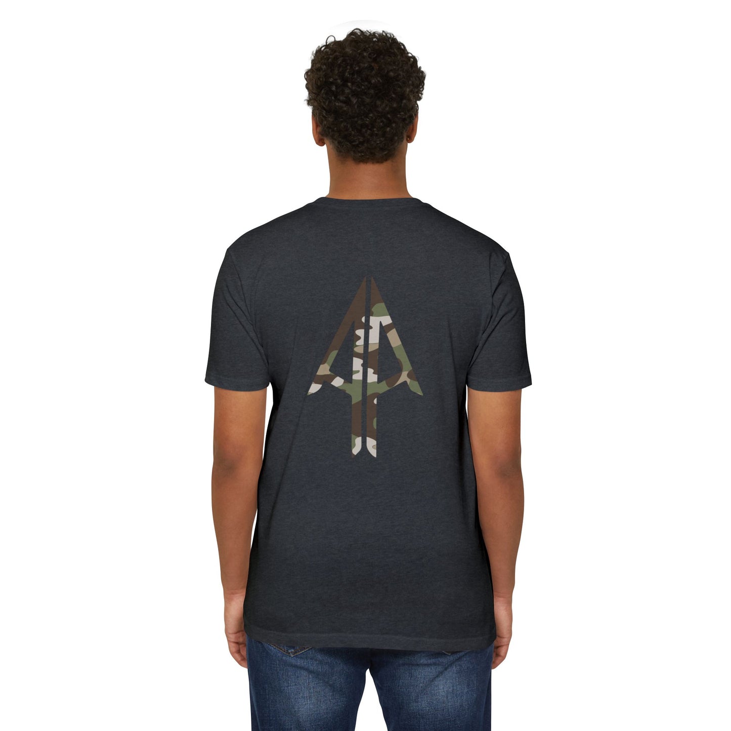 Camo Spear Tee — "Authentic Always" Graphic T-Shirt