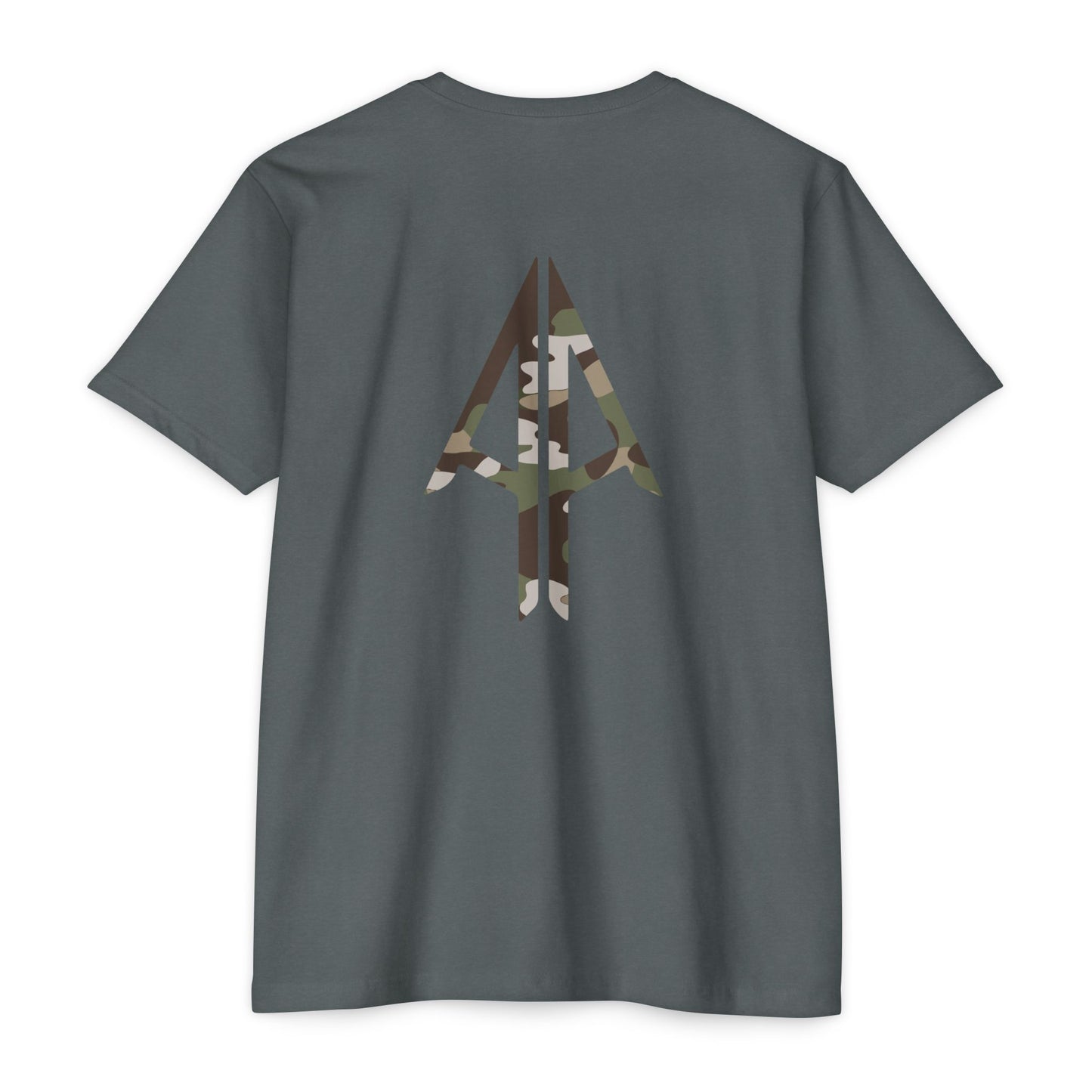 Camo Spear Tee — "Authentic Always" Graphic T-Shirt