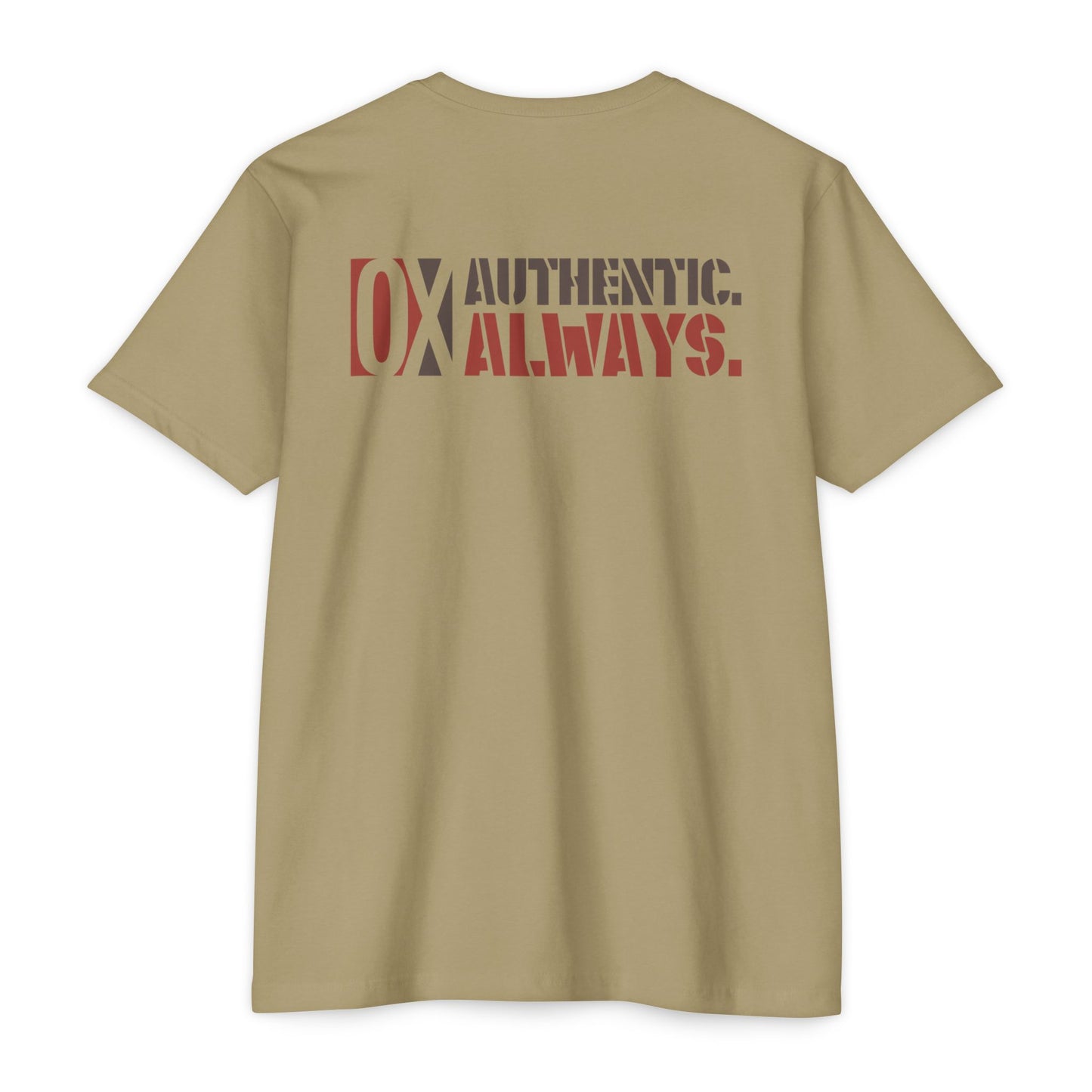 Ox the Barber CVC Tee – Authentic. Always. Edition