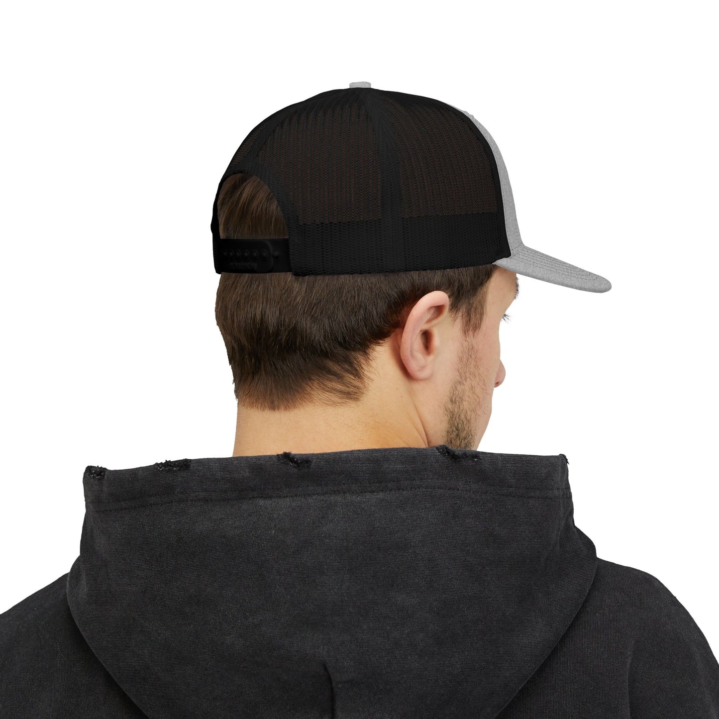 American Arrow Trucker Hat — Patriotic Snapback Cap
