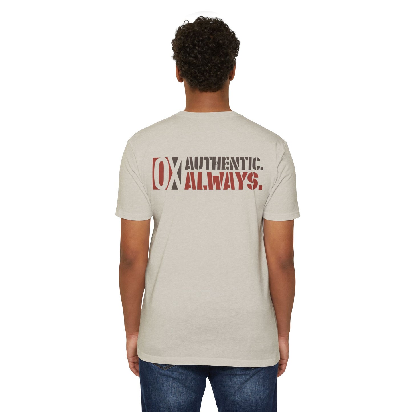 Ox the Barber CVC Tee – Authentic. Always. Edition
