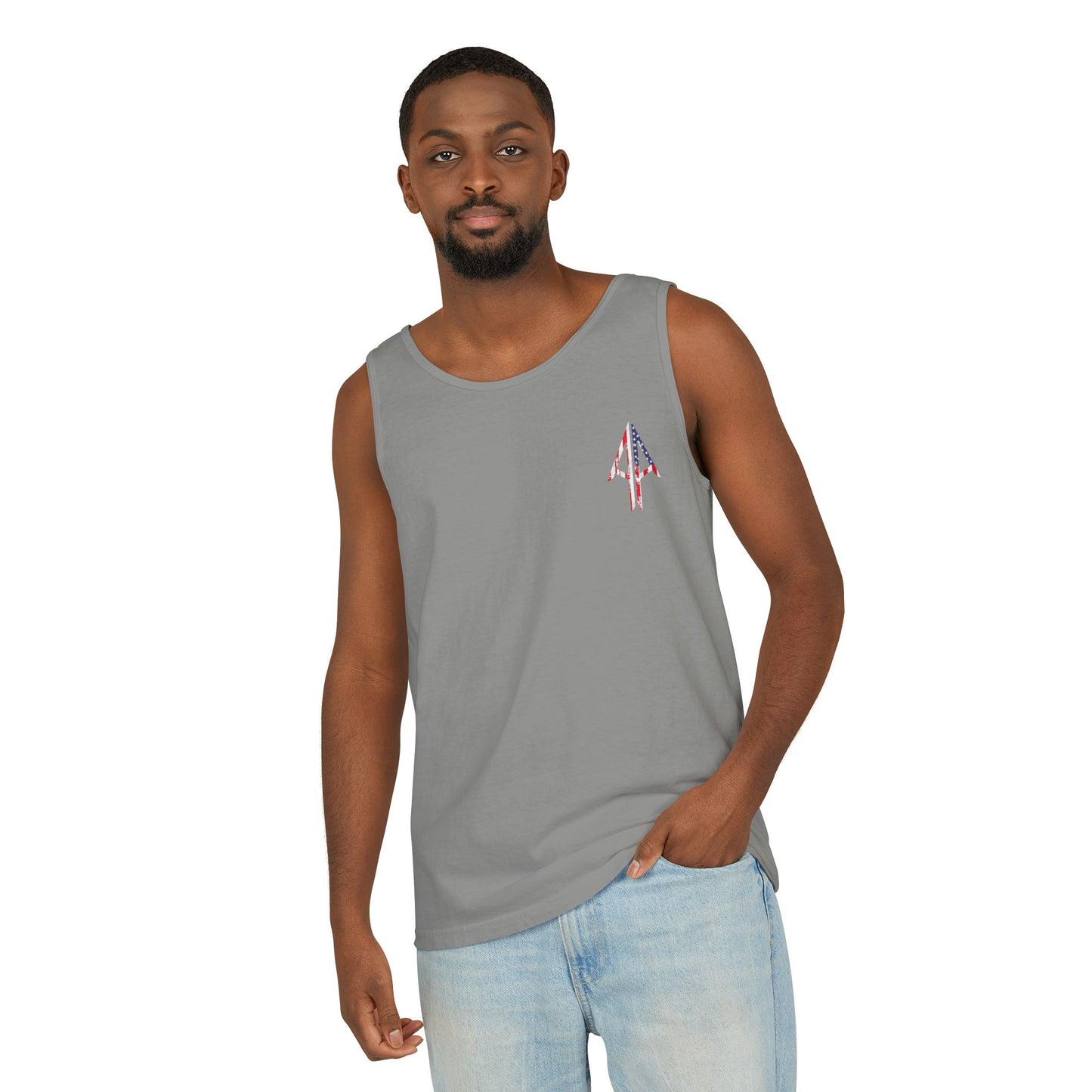 Tank Top — 'Authentic Always' Americana Arrow Graphic