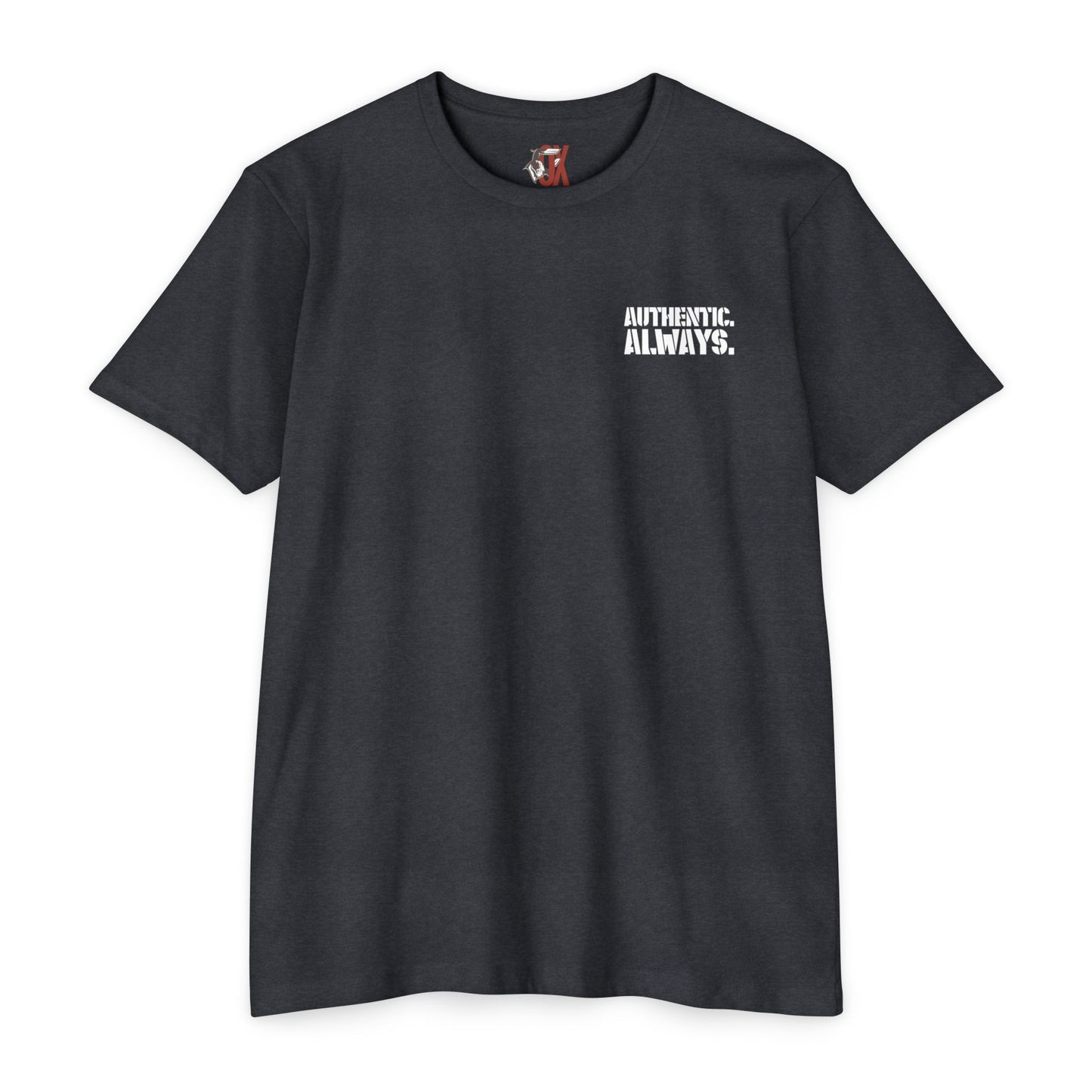 Authentic Always T-Shirt — American Flag Arrow Graphic Tee