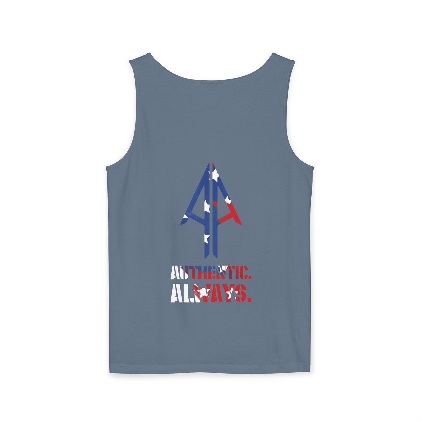 Tank Top — 'Authentic Always' Americana Arrow Graphic