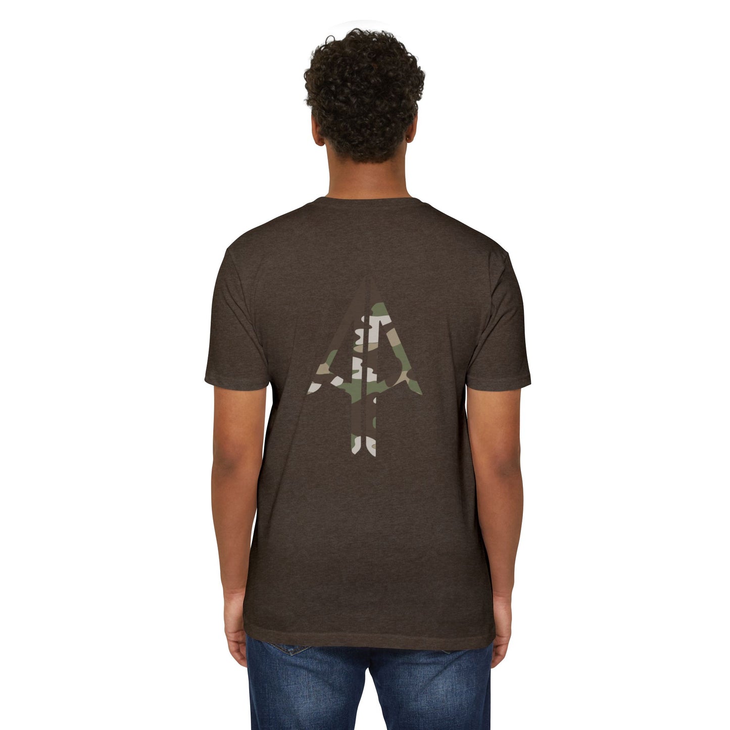 Camo Spear Tee — "Authentic Always" Graphic T-Shirt