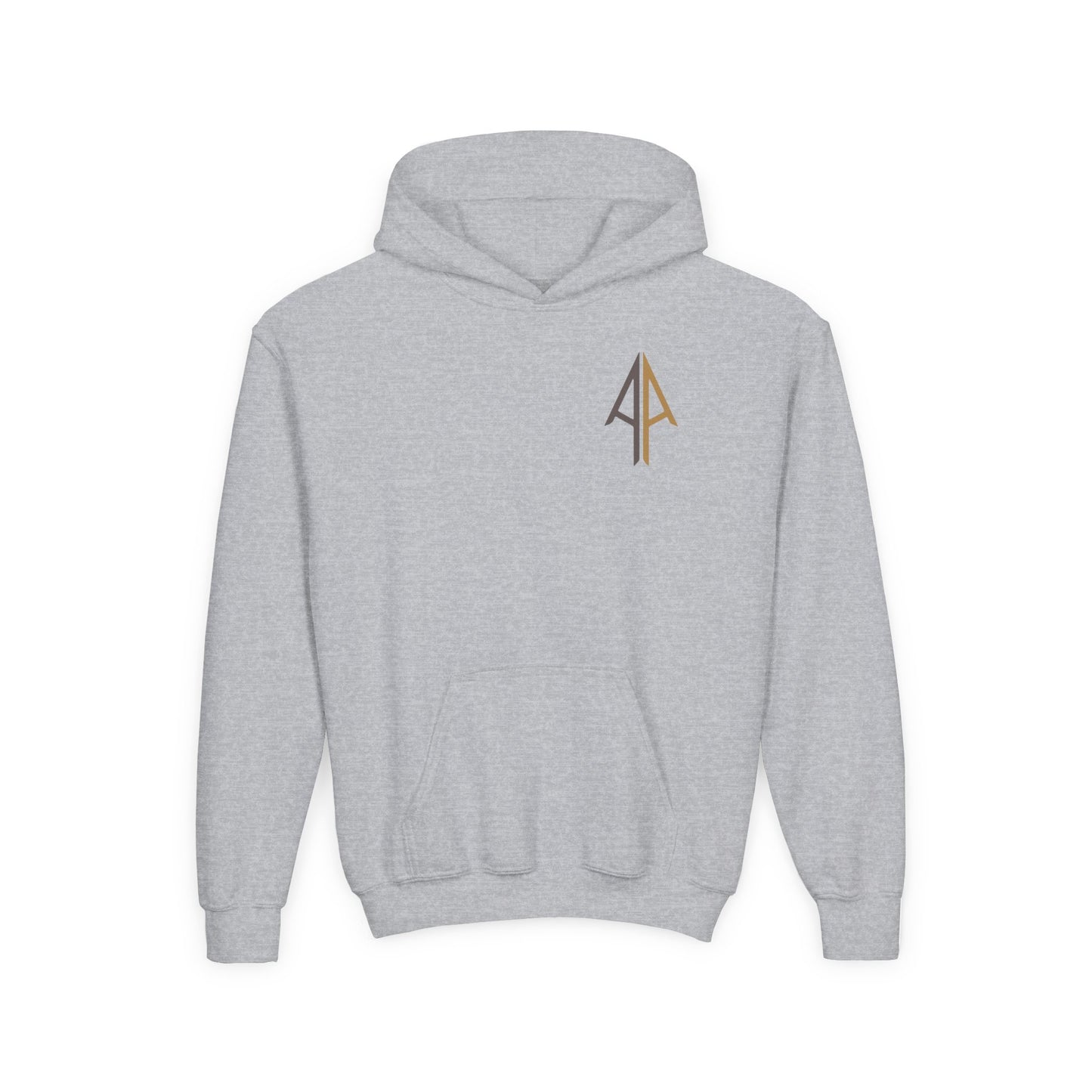 Kids Authentic. Always. Hoodie – Arrow Edition (Grey & Brown)