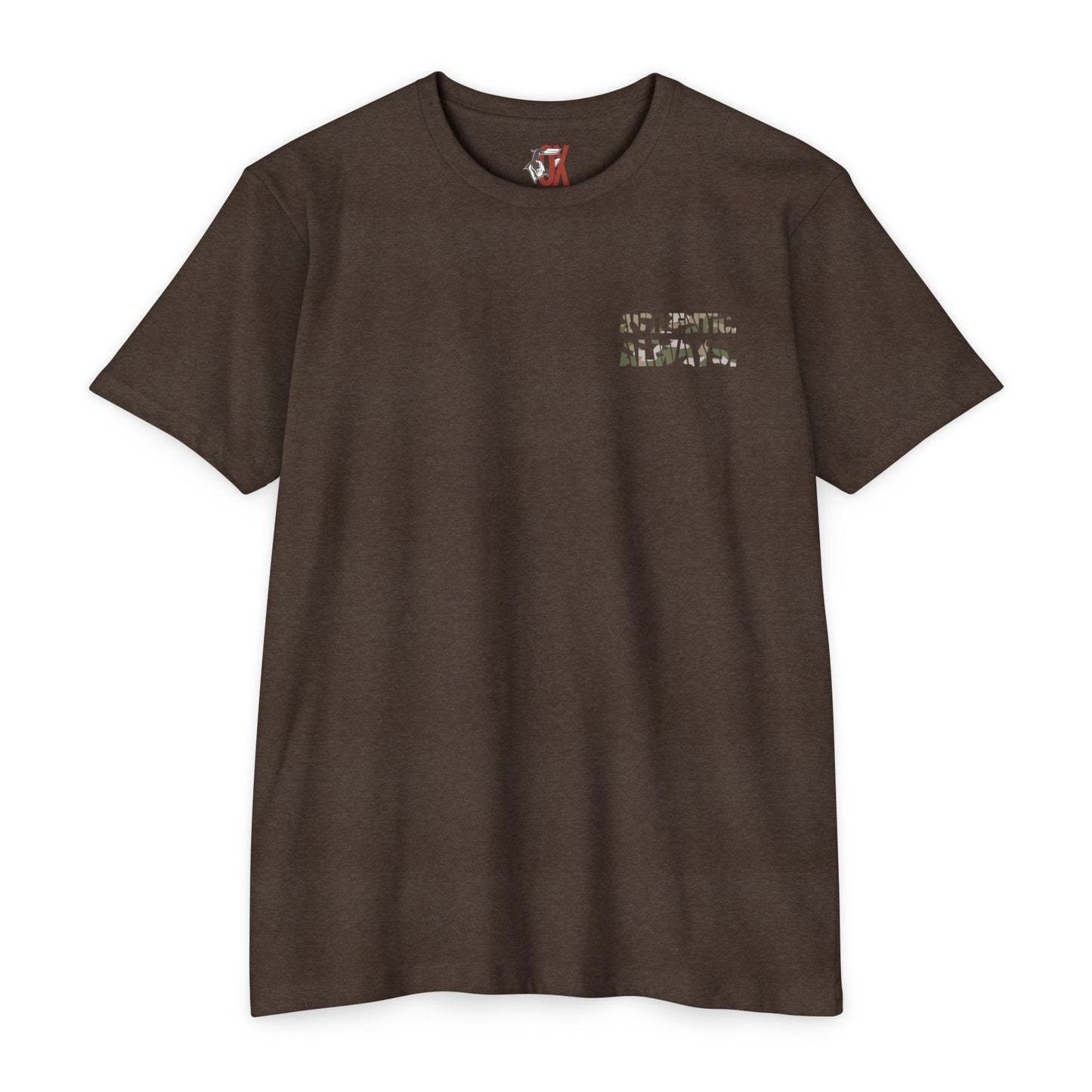Camo Spear Tee — "Authentic Always" Graphic T-Shirt