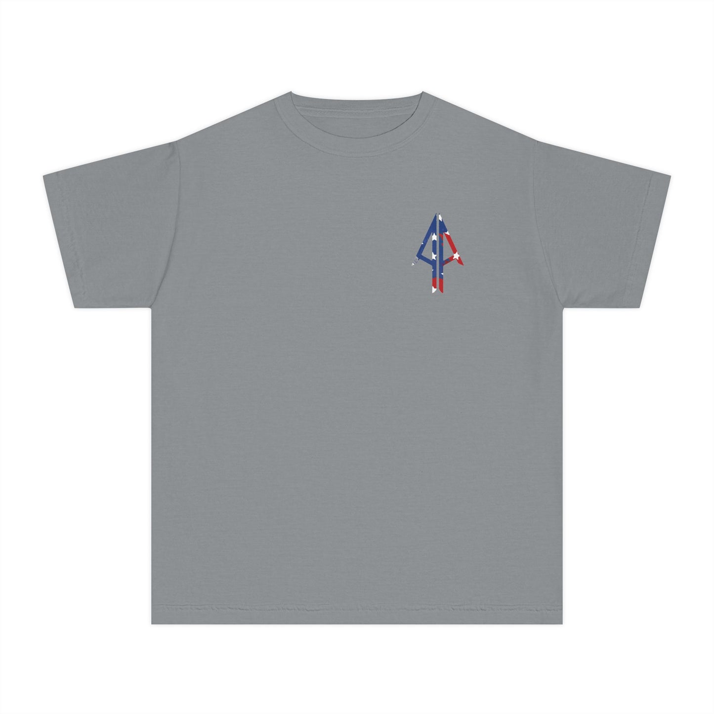 Youth Tee — Patriotic 'Authentic Ways' Arrow Graphic