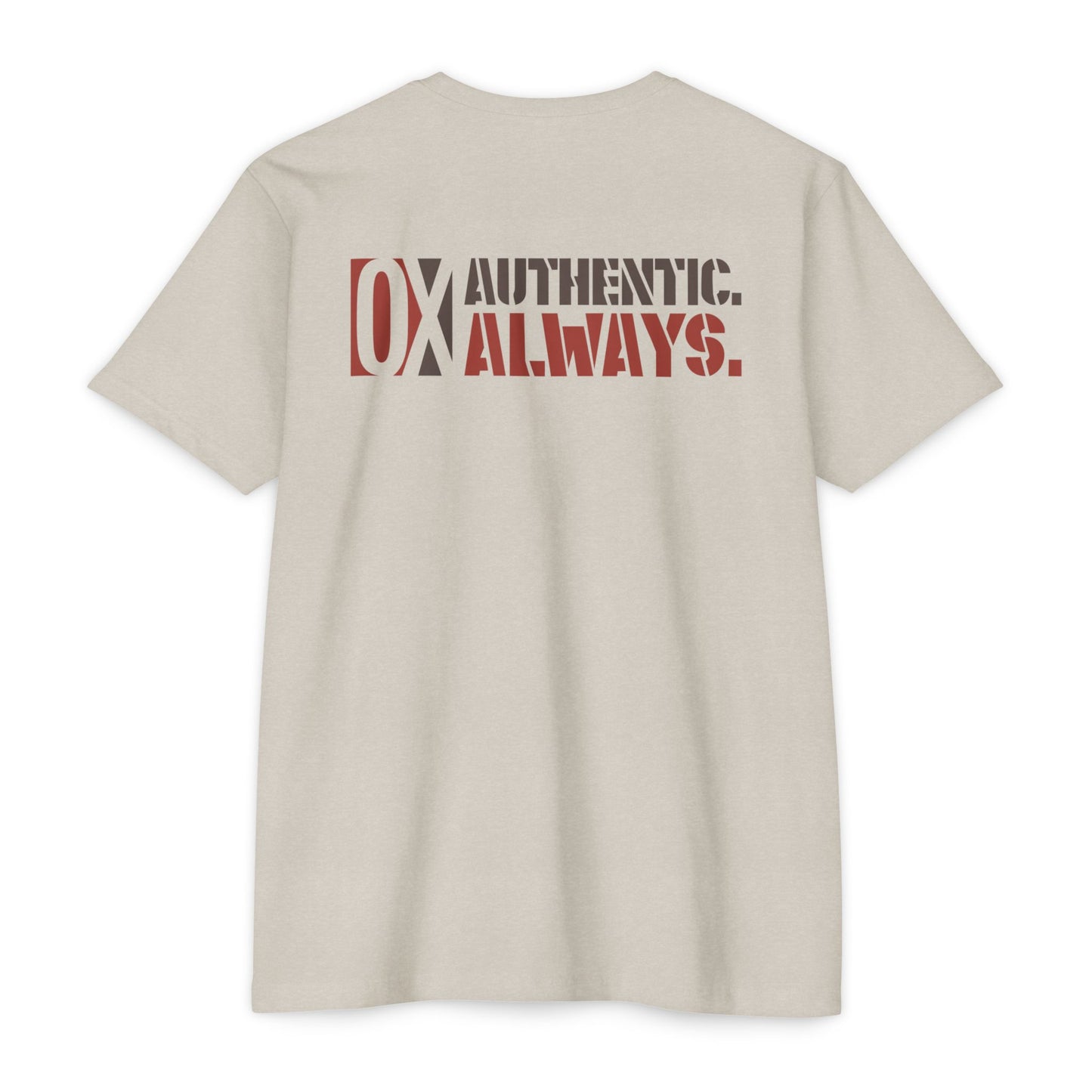 Ox the Barber CVC Tee – Authentic. Always. Edition