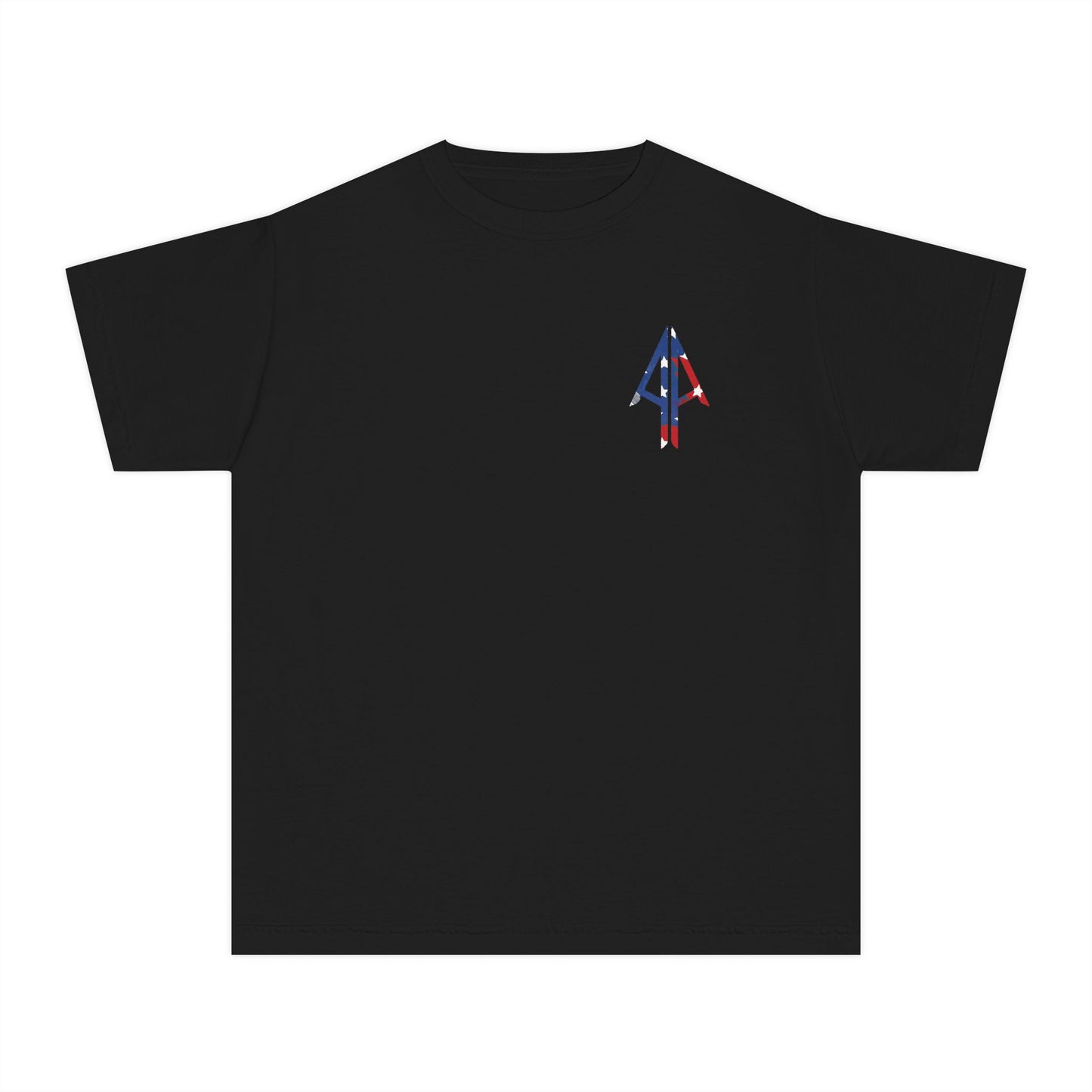 Youth Tee — Patriotic 'Authentic Ways' Arrow Graphic