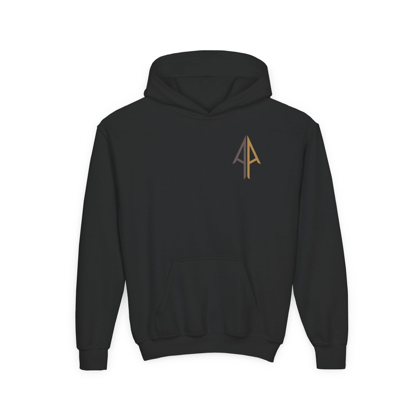 Kids Authentic. Always. Hoodie – Arrow Edition (Grey & Brown)