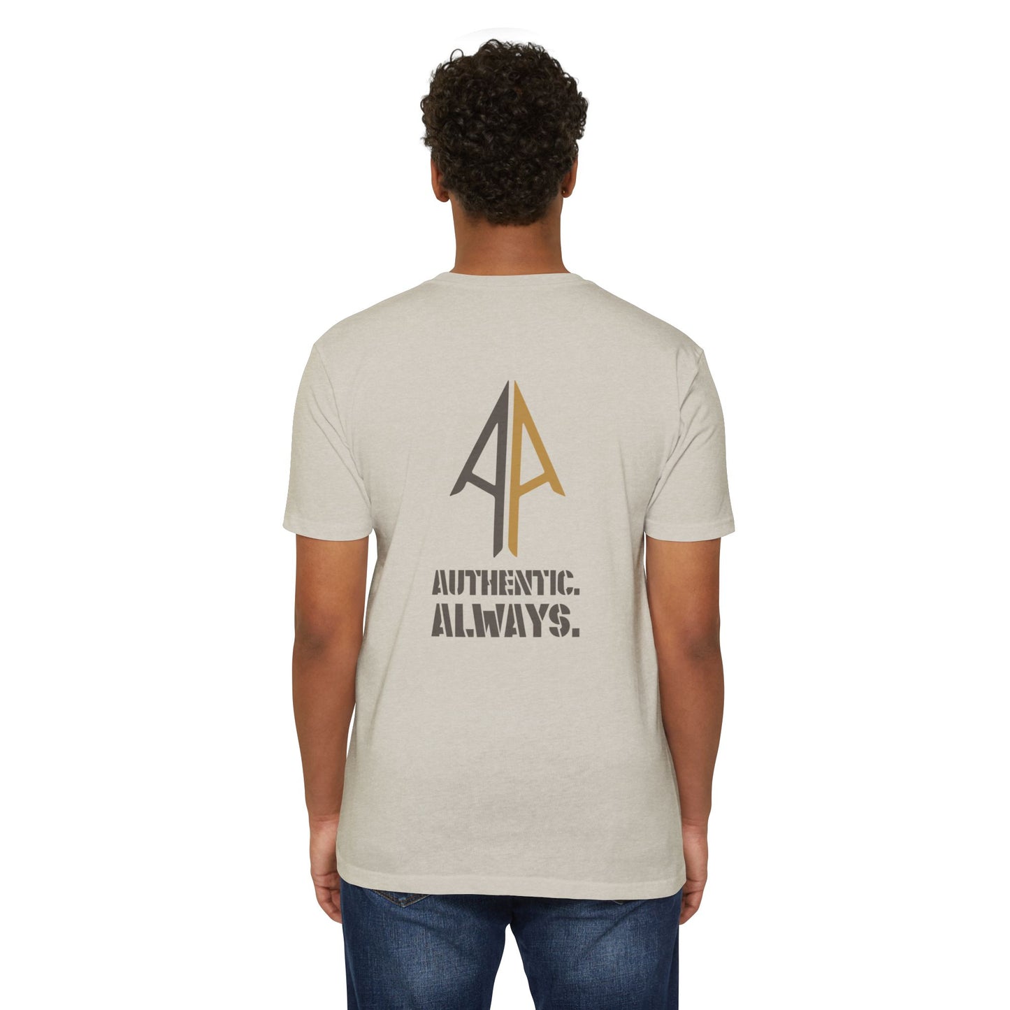 Authentic. Always. CVC Tee – Arrow Edition (Brown Two-Tone)