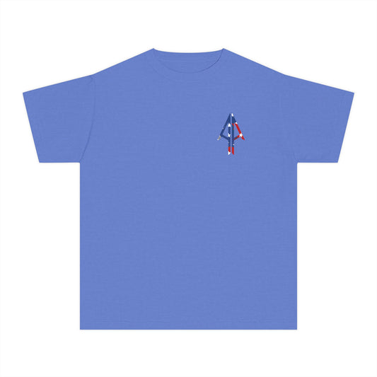 Youth Tee — Patriotic 'Authentic Ways' Arrow Graphic
