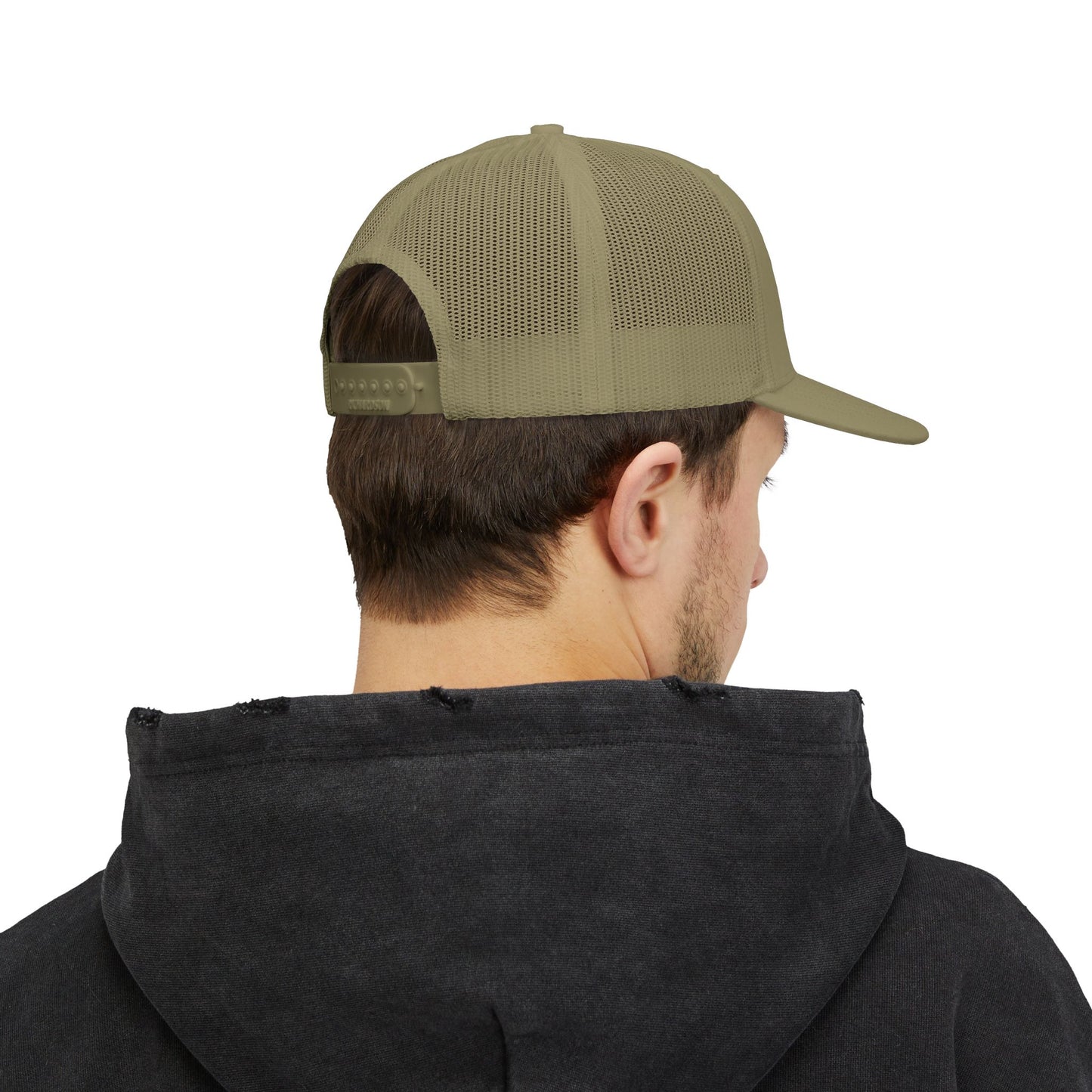 American Arrow Trucker Hat — Patriotic Snapback Cap