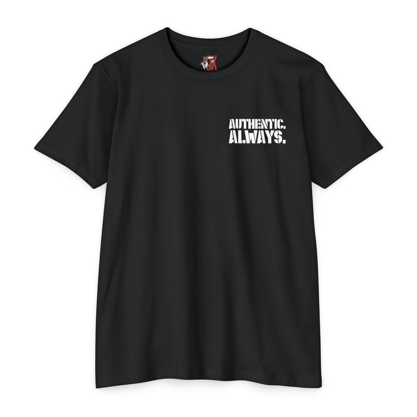 Authentic Always Unisex CVC Jersey T-shirt, Casual Tee, Graphic Shirt, Patriotic Top, Summer Outfit, Gift for Friends
