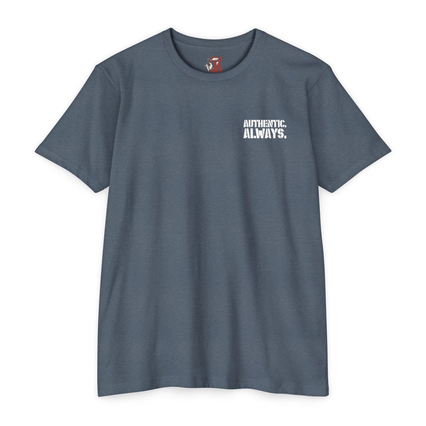 Authentic Always T-Shirt — American Flag Arrow Graphic Tee