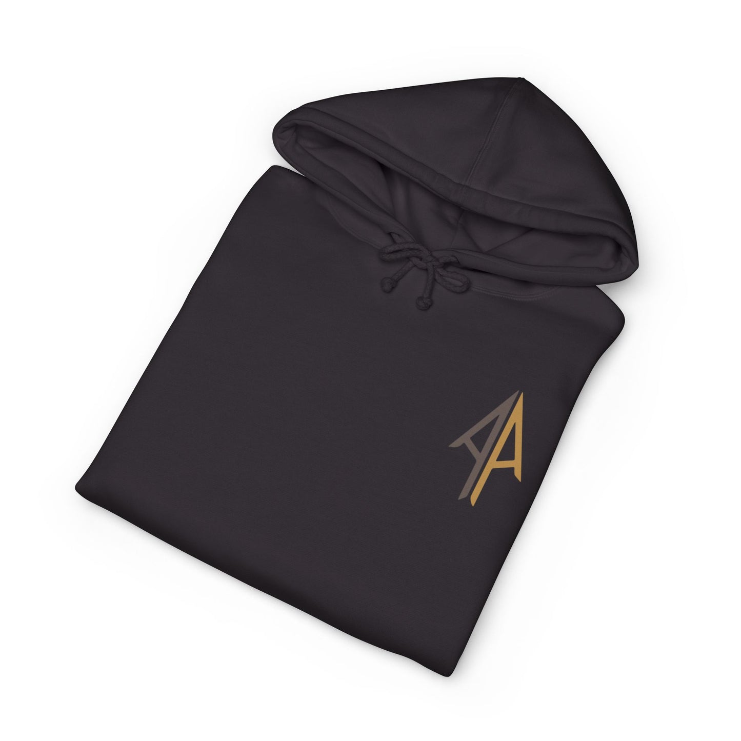 Authentic. Always. Heavyweight Hoodie – Arrow Edition (Brown Two-Tone)