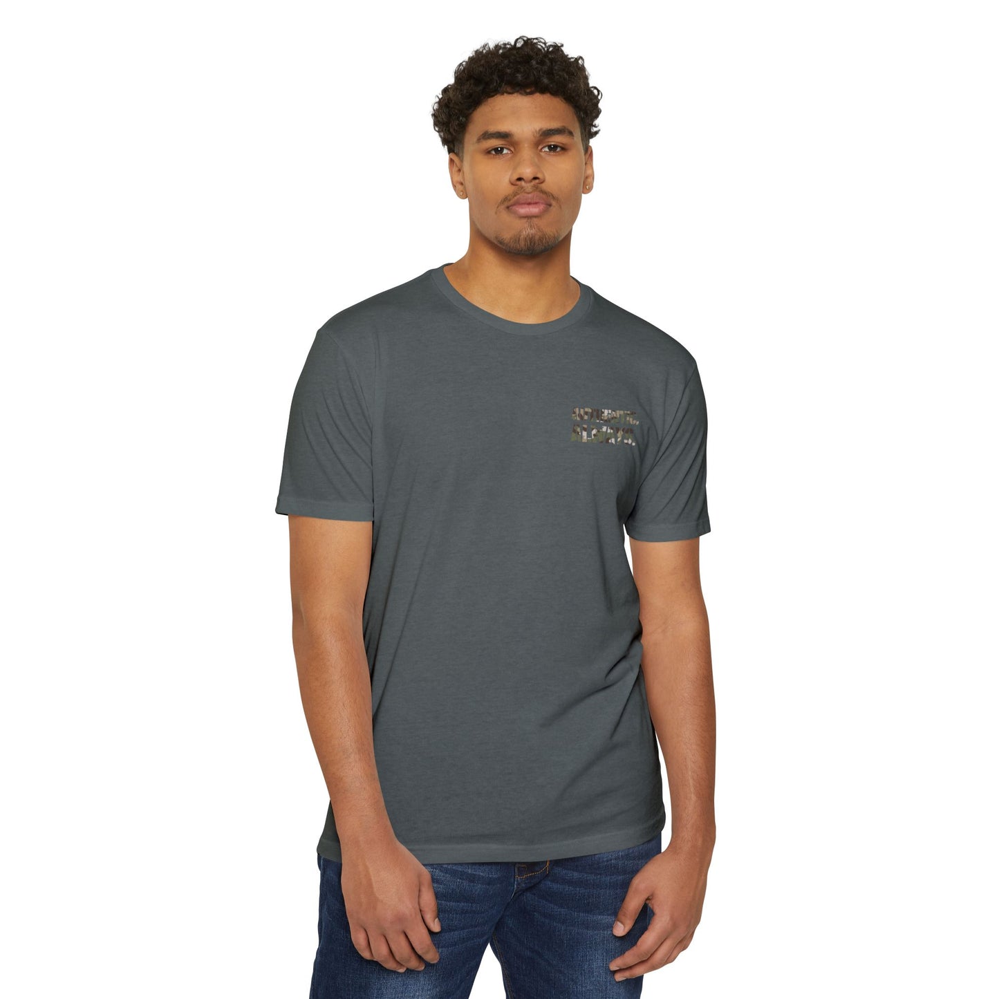 Camo Spear Tee — "Authentic Always" Graphic T-Shirt