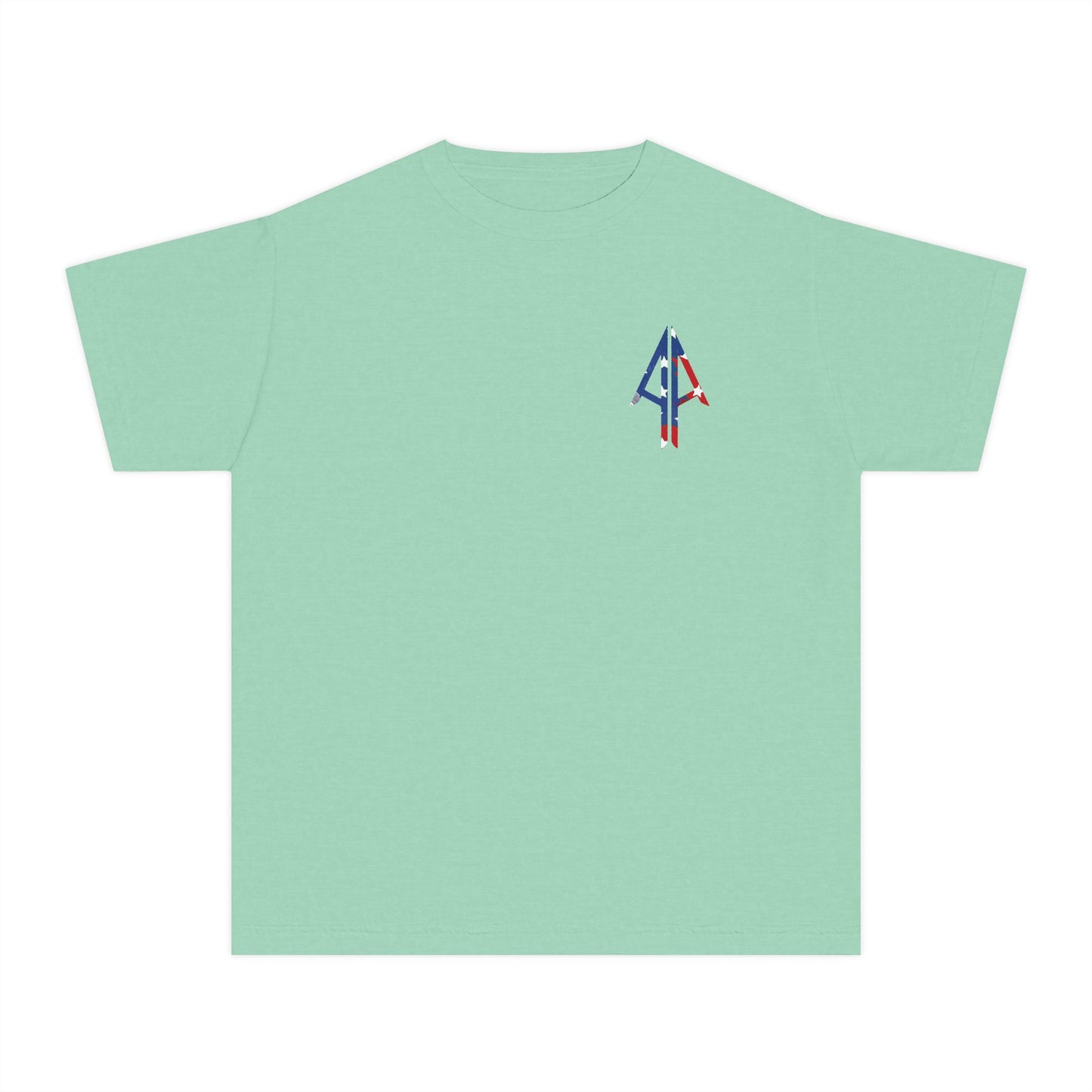 Youth Tee — Patriotic 'Authentic Ways' Arrow Graphic