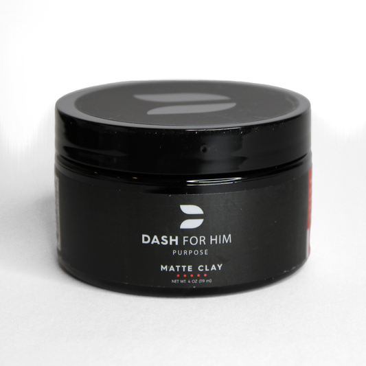 DASH FOR HIM Medium Strong Hold Matte Clay (4oz.)